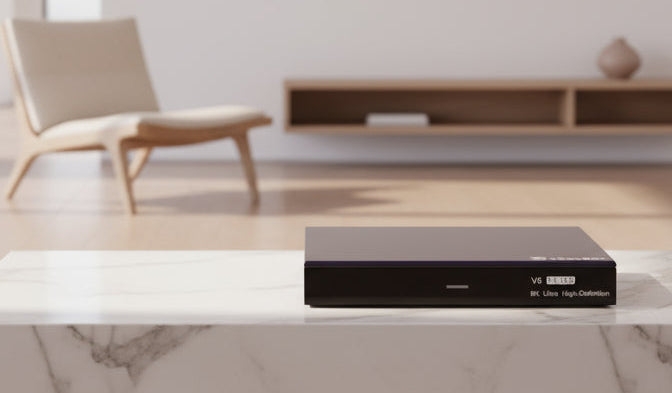 vSeeBox V6 Plus 8K streaming box retail packaging